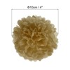 Unique Bargains Decorative Reusable Party Wedding Tissue Pom Poms Flowers 10 Pcs - 2 of 4