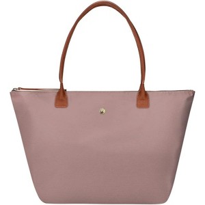 FATMOON Shoulder Tote Bag for Women, Nylon Top-Handle Purse, Foldable Weekend Hobo Handbag - 1 of 4