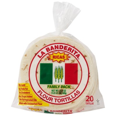 La Banderita Family Pack Flour Tortillas - 22.5oz/20ct