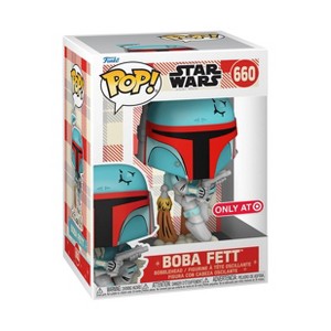 Funko POP! Star Wars: Disney 100 Retro Reimagined Boba Fett Figure (Target Exclusive) - 1 of 3
