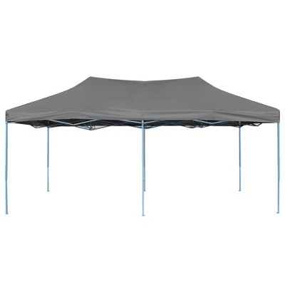 Anthracite Large Folding Pop-up Party Tent with Steel Frame