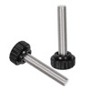 Unique Bargains Plastic Threaded Bolt Knurled Clamping Knob Thumb Screws 6 Pcs - 3 of 4