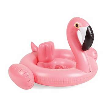 KOVOT Baby Comfortable. Durable, Flamingo Swimming Pool Float with Puncture Repair Kit