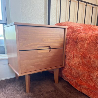 Mid-century Modern Wood Nightstand - Saracina Home : Target