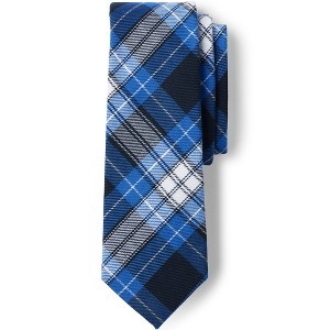 Lands' End School Uniform Kids Plaid To Be Tied Tie - 1 of 3