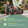 Hauck Cyclone Pedal Go Kart with Adjustable Bucket Seat, 12 Inch EVA Foam Plastic Wheels, Handbrake for Rear Wheels - Ride On Toy for Kids 4-10 years - 3 of 4