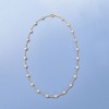 Ross-Simons 10.00 ct. t.w. Bezel-Set CZ Station Necklace in 18kt Gold Over Sterling - 3 of 4