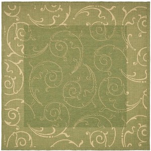 Courtyard CY2665 UV & Stain Resistant Non-Shedding Power Loomed Indoor/Outdoor Rugs - Safavieh - 1 of 4