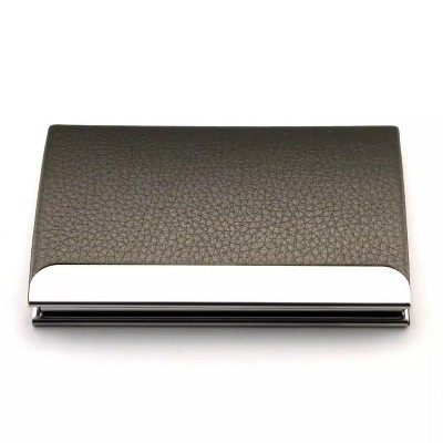 Kitcheniva PU Leather Metal Business Card Holder - image 2