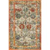 Unique Loom    Rosso Gabrieli Area Rug - 2 of 4