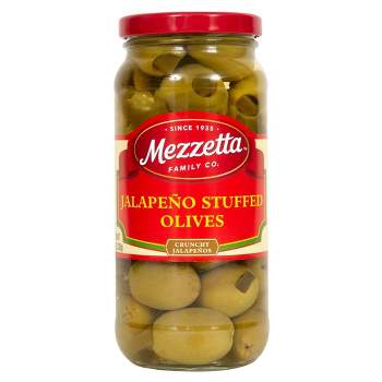 Mezzetta Jalapeno Stuffed Olives - 16oz