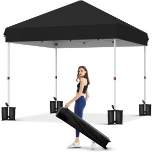 Garvee 10x10 Pop Up Canopy Tent Outdoor Canopy One-Person Set Up Heavy Duty Commercial Instant Tent Shelter, 0-Sidewall - 1 of 4