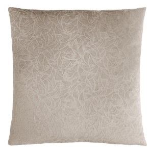 TopComfy Support Pillow Decorative Throw Pillow with Floral Pattern for Sofa or Bed Use, Gray, 17"*17"*2" - 1 of 4