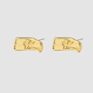Bijoux Sport by Luv Aj NFL Logo Stud Earrings - Seattle Seahawks