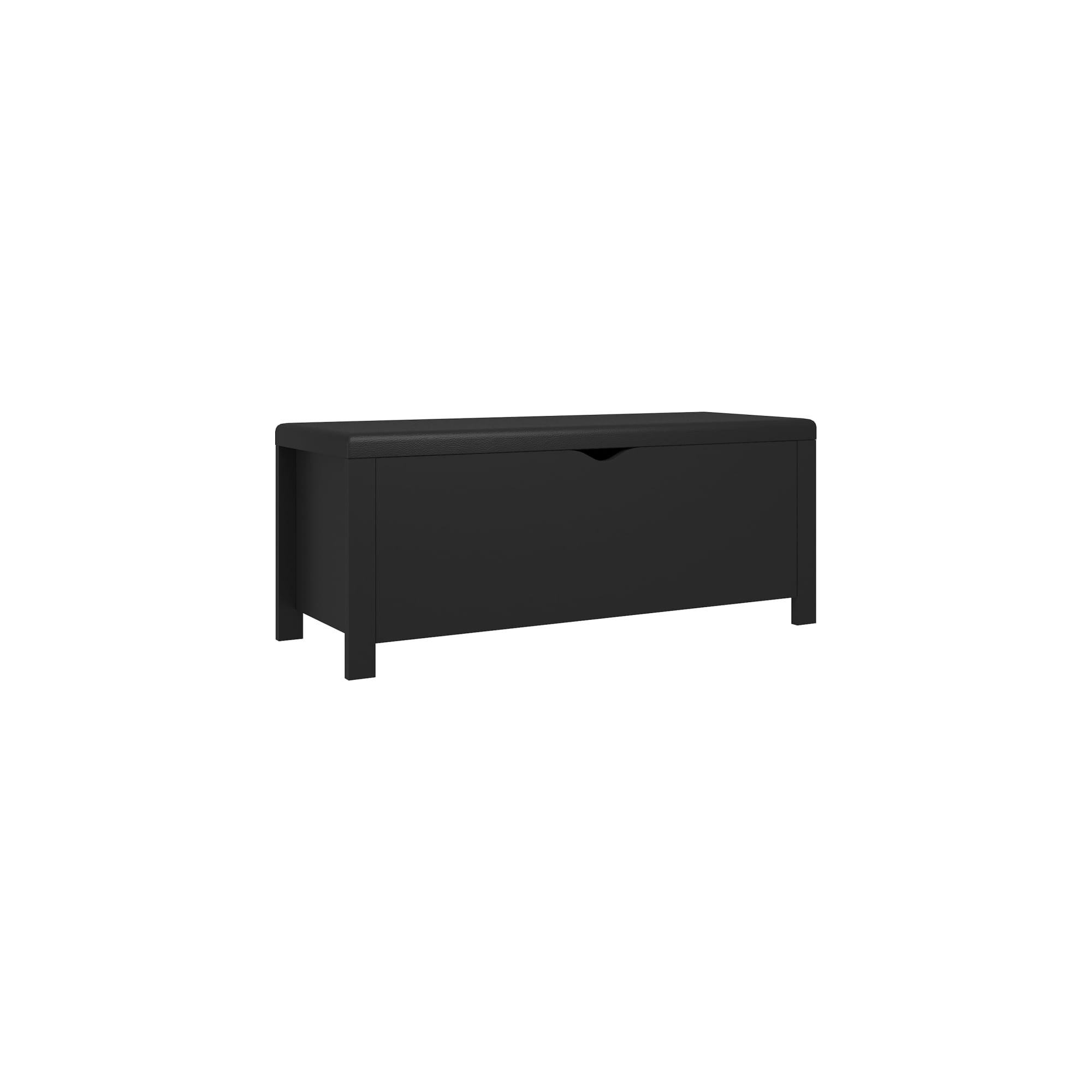 XL Storage Box with Cushion- Black