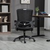 Office Desk Chair, Mesh Ergonomic Standing Desk Chair Lumbar Support Adjustable Computer Armrest Backrest Headrest Swivel Chairs for Home Office - 4 of 4