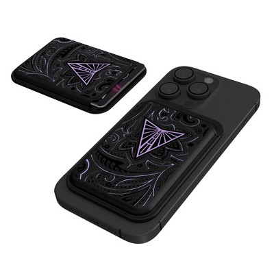 Keyscaper WNBA Paisley Black Magnetic Credit Card Wallet