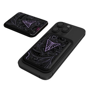Keyscaper WNBA Paisley Black Magnetic Credit Card Wallet - 1 of 3