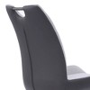 Set of 2 Delvar Contemporary Dining Chair Pewter Fabric - Armen Living: Upholstered, Wood Frame, Spot Clean - 2 of 4