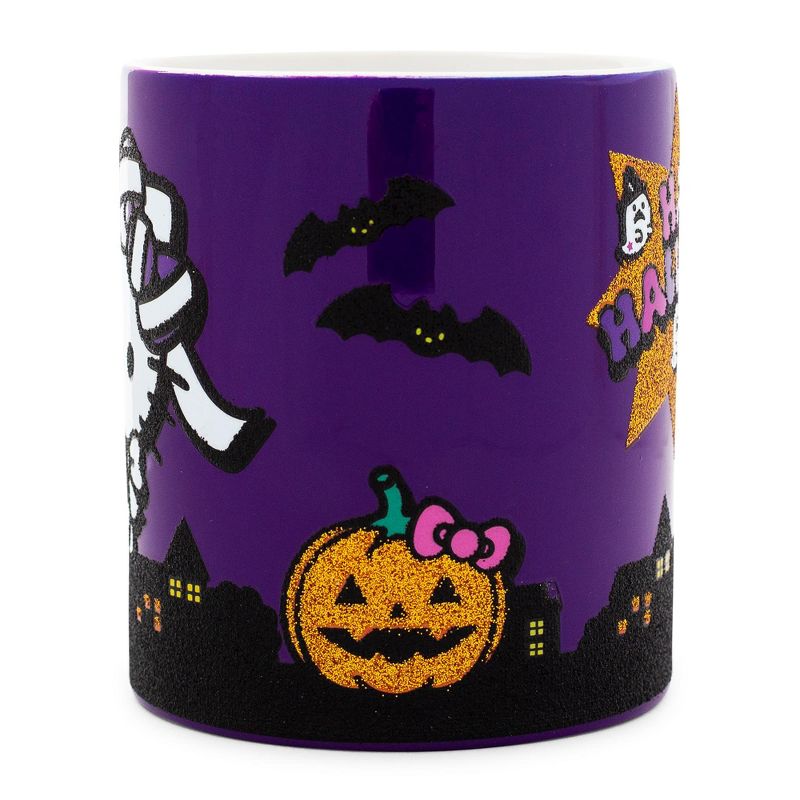 Silver Buffalo Sanrio Hello Kitty "Happy Halloween" Ceramic Glitter Mug | Holds 14 Ounces, 2 of 10
