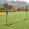 10FT Portable Badminton Net Adjustable Height Volleyball Tennis Net With Carrying Bag And Stand/Frame - 4 of 4