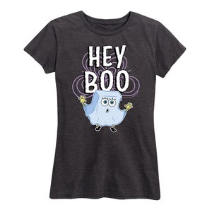 Women's - SpongeBob SquarePants - Hey Boo Short Sleeve Graphic T-Shirt - 1 of 4