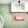 Stupell Industries Self Care Isn'T Selfish Printed Plush Bath Mat And Bath Rug, Design By Amanda Houston, 18"X30" - 3 of 4