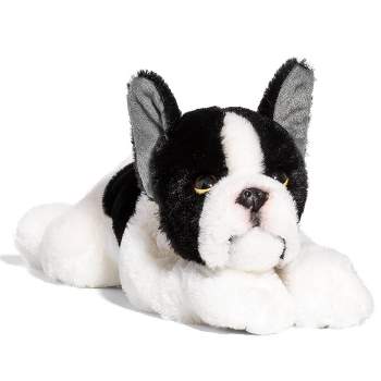 FAO Schwarz French Bulldog Cuddly Ultra-Soft Fur 15" Stuffed Animal