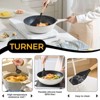 Itopfox 34-Piece Silicone Cooking Utensil Set with Wooden Handles Heat Resistant Kitchen Tools for Nonstick Cookware Includes Spatulas, Spoons, Tongs - 4 of 4