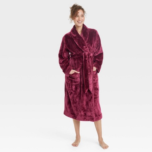 Robes for Women Fuzzy Long Sleeve Sleepwear Dress for Women