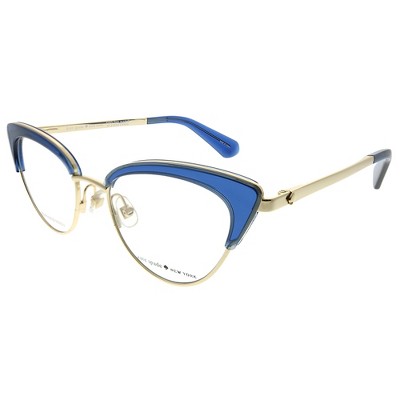 Kate Spade  PJP Womens Cat-Eye Eyeglasses Blue 50mm