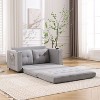 CAVINAS 3-in-1 Convertible Sofa with Side Pockets and Cup Holder,Upholstered Loveseat Sofa Bed for Living Room,Bedroom - 2 of 4