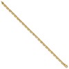 Black Bow Jewelry 4.5mm 14k Yellow Gold Polished Fancy Cable Chain Bracelet - 2 of 4