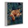Stupell Industries Tropical Leopard with Glitz Gem Framed Giclee Art, Gray, 12" x 12" - 2 of 4
