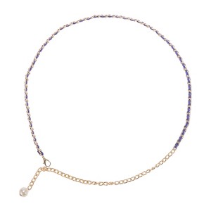 Unique Bargains Women's Thin Waist Chain 1 Pc - 1 of 4