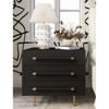 Trident Black Acacia Wood Nightstand - 2 of 4
