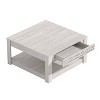Galano Japtur Coffee Table With Drawer - Dusty Grey Oak - 4 of 4