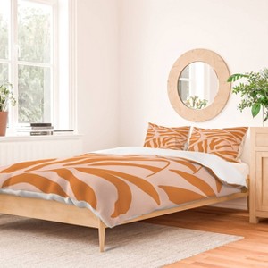 Deny Designs Jae Polgar Palm 4 Queen/Full Duvet and Sham Set (2-3pc Set) - 1 of 4