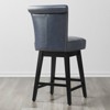 Spruce&Spring Upholstered 26-inch Counter Height Swivel Barstool - 4 of 4