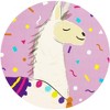 100-Pack Llama Cactus 3" Circle Confetti for Mexican Fiesta Theme Baby Shower, Kids Birthday Decorations, Alpaca Party Favors Supplies, 10 Designs - 4 of 4