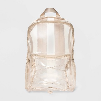 Clear one cheap strap backpack