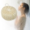 Unique Bargains Bathroom Jute Bath Loofahs 2.05"x3.66" Beige 1 Pc - 2 of 4