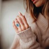 Ross-Simons 4.50 ct. t.w. London and Swiss Blue Topaz Ring With .21 ct. t.w. Lab-Grown Diamonds in Sterling Silver Size 7 - 2 of 4