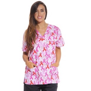 Just Love Women's Scrub Tops / Holiday Scrubs / Nursing Scrubs for Christmas - 1 of 2
