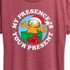 Women's - Garfield - My Presence Is Your Present Short Sleeve Graphic T-Shirt - 2 of 4