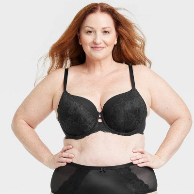 Women's Lightly Lined Balconette Bra - Auden™ Black 40DD