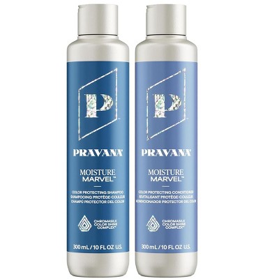 Pravana Moisture Marvel Shampoo, 10 oz & Pravana Moisture Marvel Conditioner, 10 oz DUO