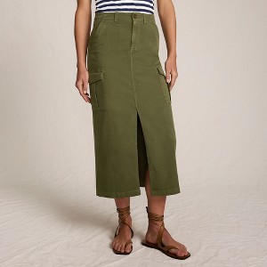 Lands' End Women's Cool Fade Cargo Maxi Skirt - 1 of 4