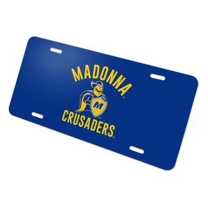 Madonna University Crusaders Logo Novelty Metal Vanity Tag License Plate - 1 of 4