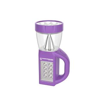 3-in-1 LED Lantern - Compact, Lightweight Camping Light, Flashlight, and Panel Illumination for Reading and Emergencies by Wakeman Outdoors (Purple)